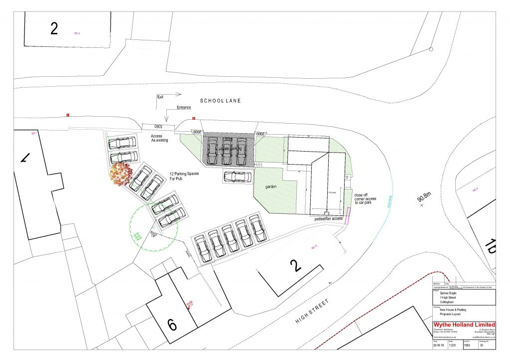 Planning application for Spread Car Park